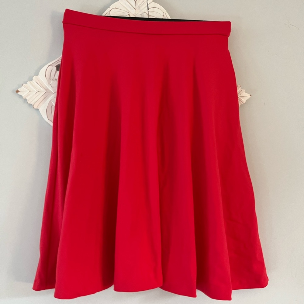 Adrienne Vittadini Bright Red/Orange skirt